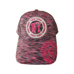 Robin Ruth New York Logo Hat Women's Adjustable Velcro Embroidered Patchwork